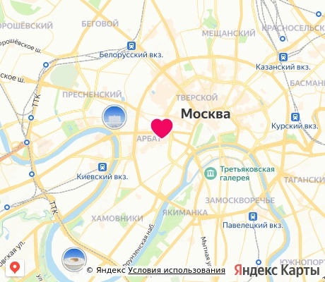 На карте