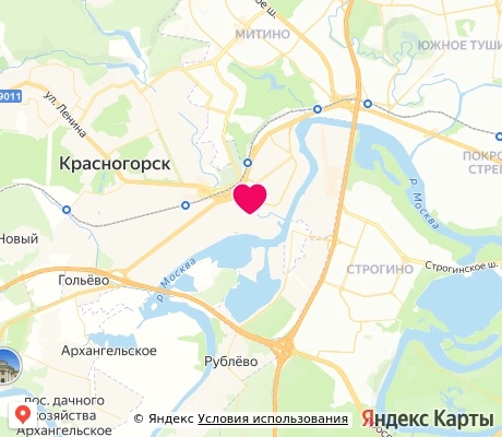 На карте