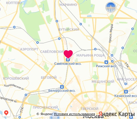 На карте