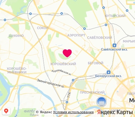 На карте
