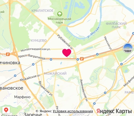 На карте
