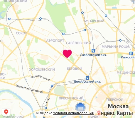 На карте