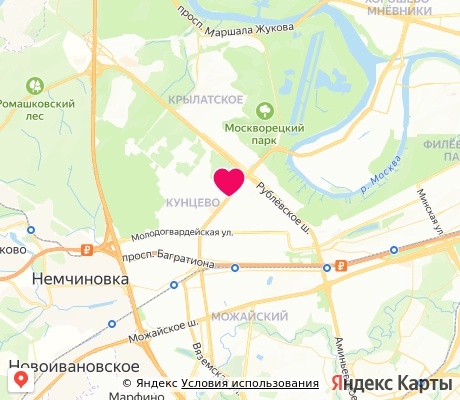 На карте