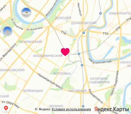 На карте
