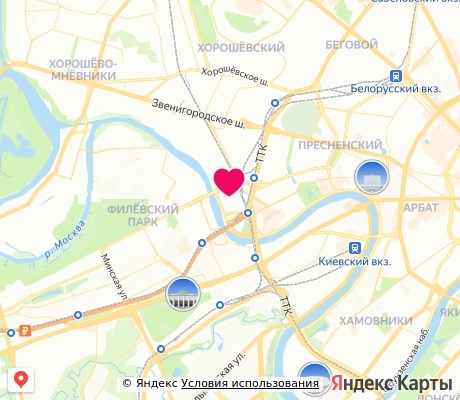 На карте