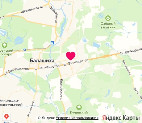 На карте