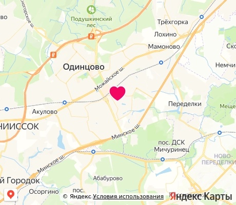 На карте