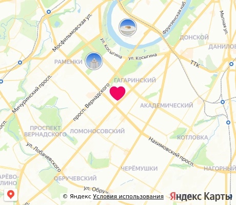 На карте