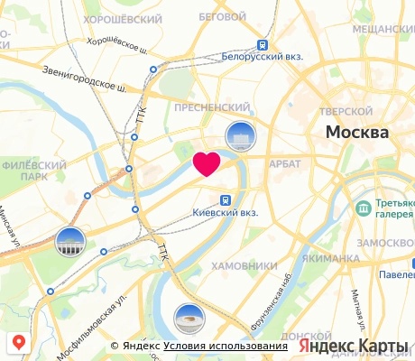 На карте