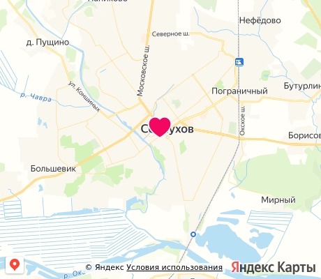На карте
