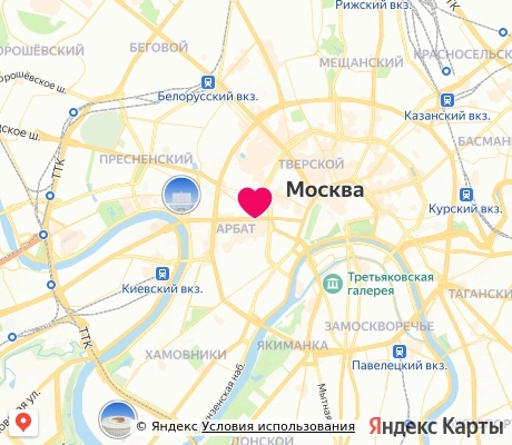 На карте