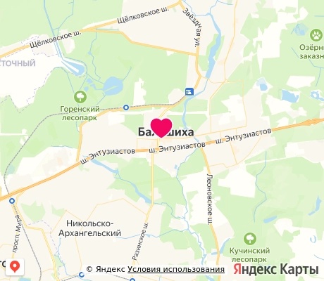 На карте