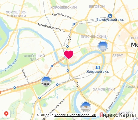 На карте