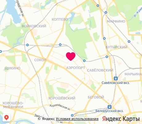 На карте