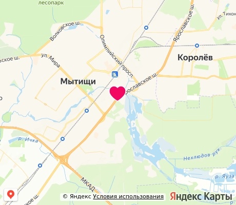 На карте