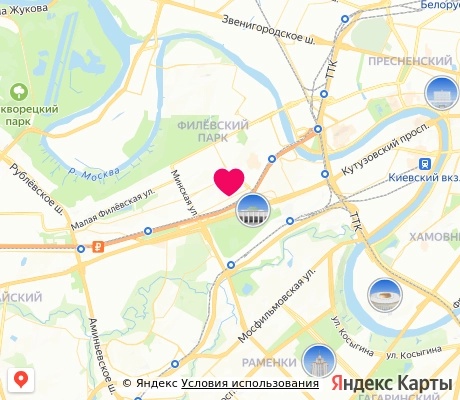 На карте