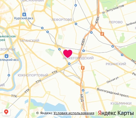 На карте