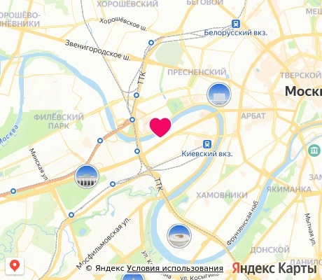 На карте