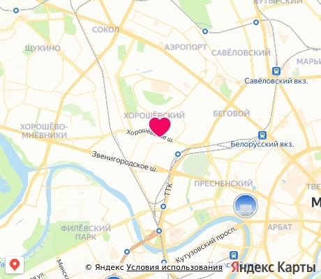 На карте