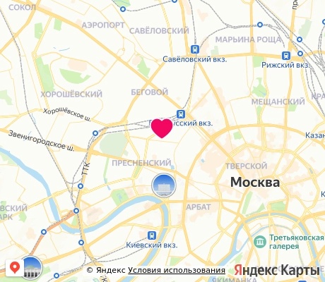 На карте