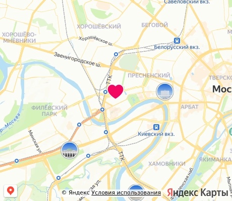 На карте