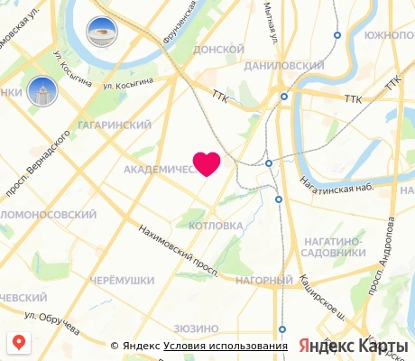 На карте