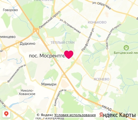 На карте