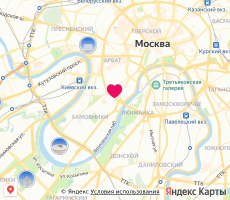 На карте