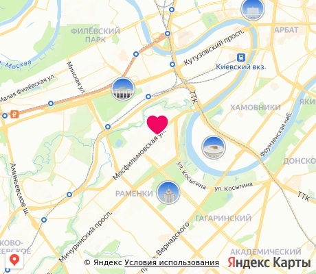 На карте