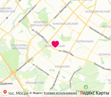 На карте