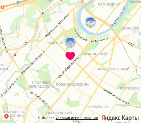 На карте