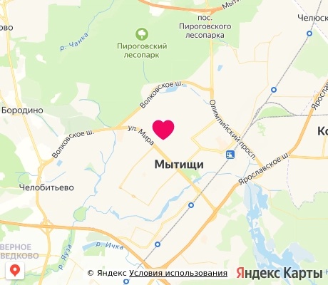 На карте