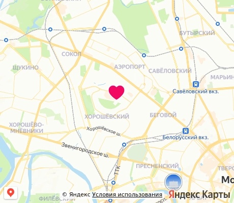 На карте