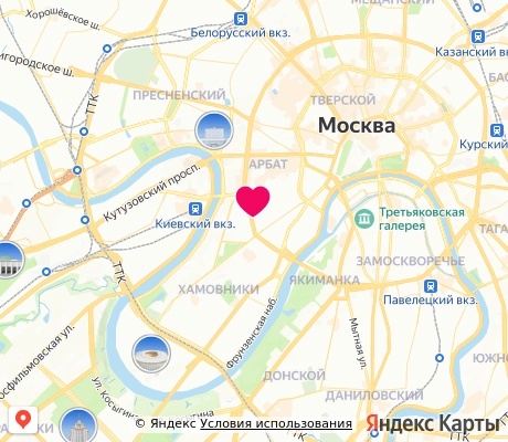 На карте