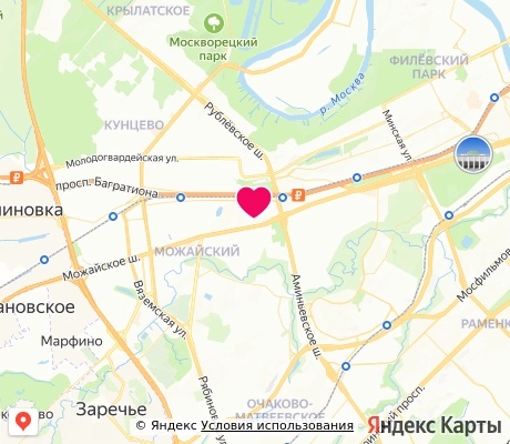 На карте