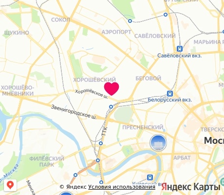 На карте