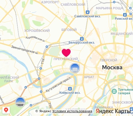 На карте