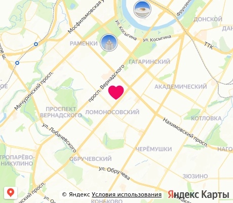 На карте