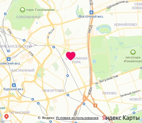 На карте