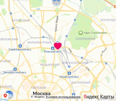 На карте