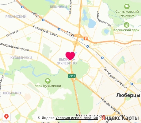 На карте