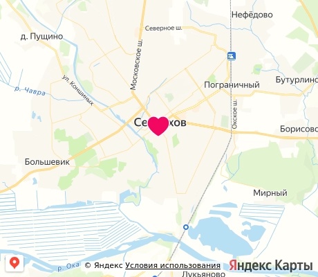 На карте