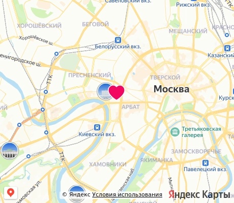 На карте