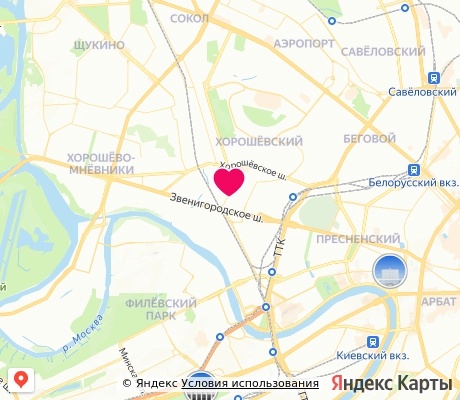 На карте