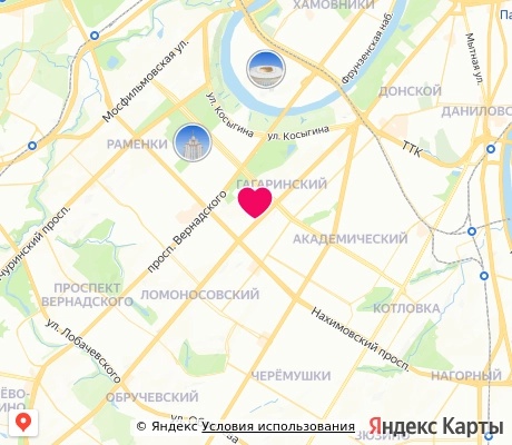 На карте