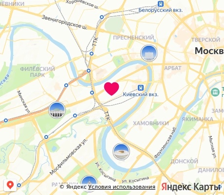 На карте