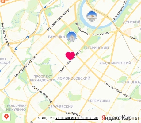 На карте