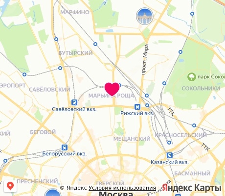 На карте