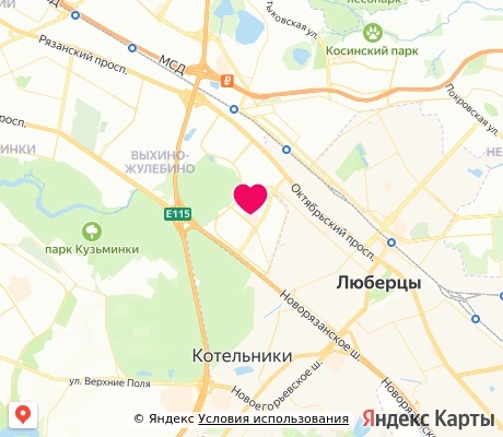 На карте