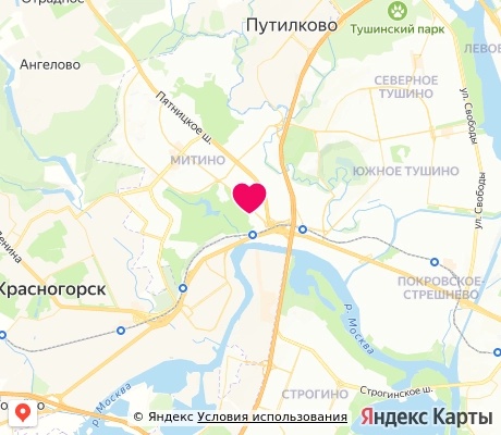 На карте